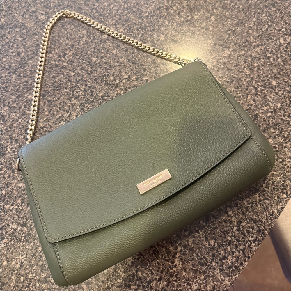Green Leather Shoulder Bag